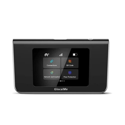 GlocalMe Mini Turbo 4G LTE Mobile Hotspot Device, No SIM Card Needed, Portable WiFi Hotspot for Travel in 200+ Countries, Smart Local Network Auto-Selection, Pocket WiFi with Global 1GB Data