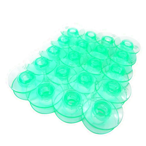 Ckpsms #4123078-45 Clear Green Bobbins （without thread hole) compatible with Viking Husqvarna Group 5 6 7 & White 5811, 5823, 5839, 7700, 9800 Home SEWING (20 PCS)