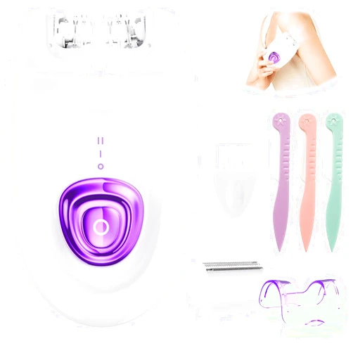 RYTM Epilator for Women, 2 in 1 Electric Shaver & Epilator, Face, Legs, Arms, Bikini, LED Light, USB Fast Recharging