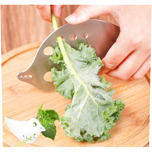 Lefipet Herb Stripper Tool, Kitchen Leaf Herb Stripping Gadget, Cilantro Stripper for Kale, Thyme Fresh, Parsley, Basil, Rosemary, Chard