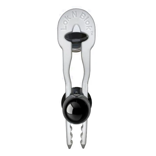 Lok N Blok Portable Deadbolt Door Lock Device Lok N Blok Max requires No Tools to install Protection from Key Bumping Proof Door Guard Defender Home Apartment Travel Safety Security made of sturdy ABS Plastic