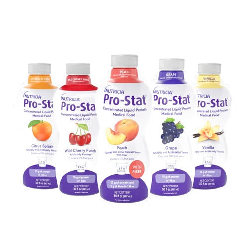 Pro-Stat Concentrated Liquid Protein Medical Food - 5 Great-Tasting Flavors, 30 Fl Oz Bottle - Bundle (Pack of 5)
