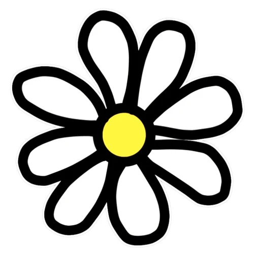 SMJ Designs White Daisy Sticker Vinyl Waterproof Sticker Decal Car Laptop Wall Window Bumper Sticker 5