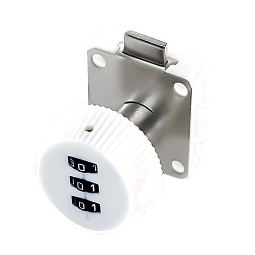 QIXIAMO Password 3-Digit Combination Cabinet Lock Drawer Mechanical Lock Keyless Cam Lock Password Coded Lock for Mail Box Cabinet Door
