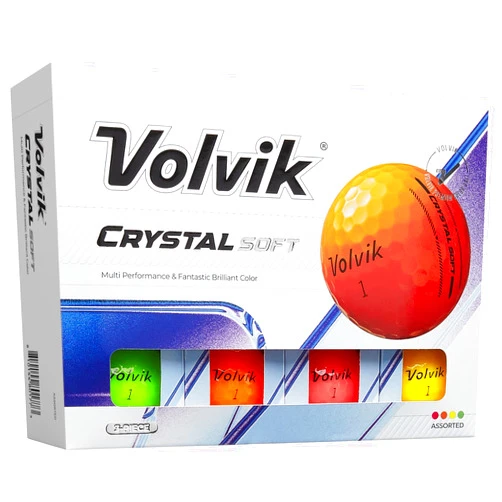 Volvik Crystal Soft Golf Balls (Assorted)