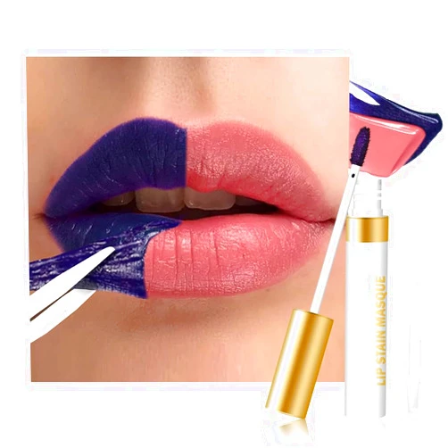 evpct Warm Rose Peel Off Lip Stain Tints with Tweezer, Matte Lipstick Lip Stain Gloss Long Lasting Waterproof for Women, Non-stick Cup Lipstick Peel Off High Pigmented 24 Hrs Original Lips Stains, 01