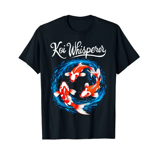 Cute Japanese Sea Animal Pet Love Carp Design Funny Koi Fish Cool Koi Whisperer Fish Lover T-Shirt