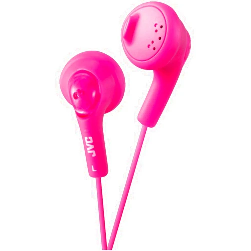 JVC HAF160P Gumy Ear Bud Headphone Pink