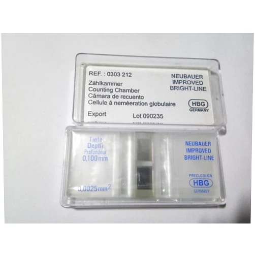 LABTECHZONE HBG Germany Neubauer-Improved Bright line Counting Chamber Hemacytometer by 90