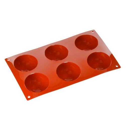 Silikomart Silicone Classic Collection Mold Shapes, Semi-Sphere, Extra-Large