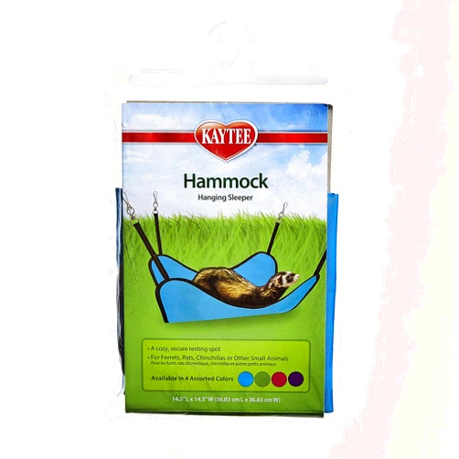 Kaytee Simple Sleeper Hammock 14.5 Inches x 14.5 Inches,Black