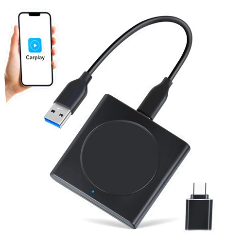 FUIUM Upgrade Wireless Carplay Adapter, Wired CarPlay to Wireless Control Plug & Play for Cars, Compatible with iPhone Multi-User Seamless Connection, CarPlay Adapter for Cars from 2015 & iPhone iOS 10+