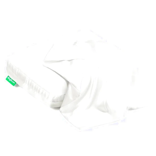 Ibigbean The Satin Pillow Case for Small Single Ear Hole Pillow - White - 15.9''L x 11''W - 1PC