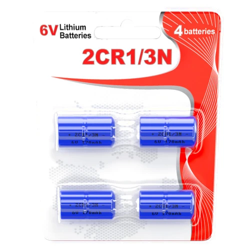 Jsoprtvr 2CR1/3N 6 Volt Dog Collar Receiver Battery for Pet Stop PCC-100/200 Series Receiver, Dog Guard DG-3000/5000/9000 Series Receiver and Extreme PTPIR-003, PTPFS-003 Series Receiver, 4 Batteries