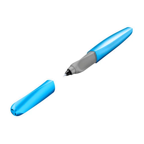 Pelikan 811286 Twist R457 Rollerball Pen, Frosted Blue, 1 Rollerball Pen, 2 Rollerball Refills
