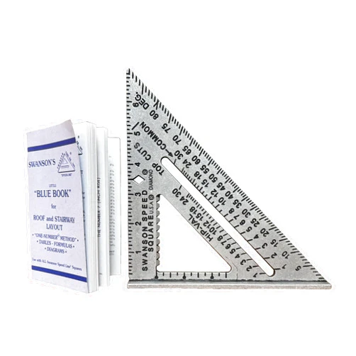 Swanson Tool Co., Inc SWANSON Tool Co S0101 7 Inch Speed Square, Blue