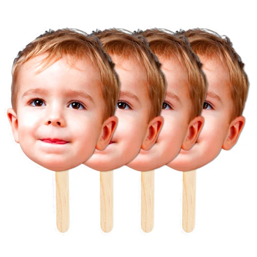 Amazing Items 1 Pc, Custom Big Head with Your Photo | Fun Face Cardboard Cutout, Big Heads on a Stick, Life Size face on a Stick | Upload Your Own Photo, Custom Cutout Big Face Stick