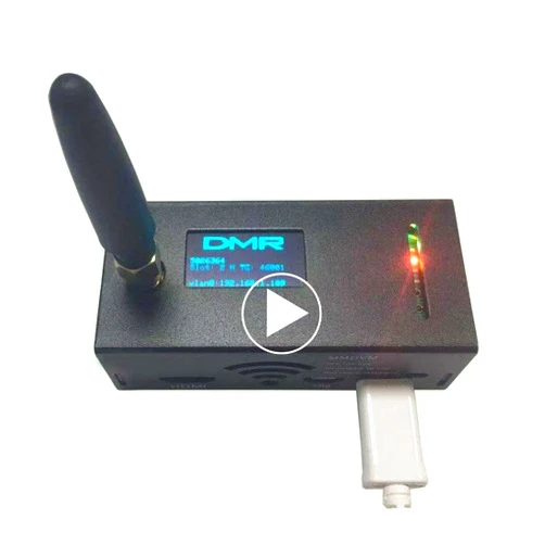 Mokxihit 2024 Upgraded MMDVM Hotspot Spot Assembled Radio Station OLED Antenna WiFi Digital Voice Modem P25 DMR YSF Raspbery P Zerow