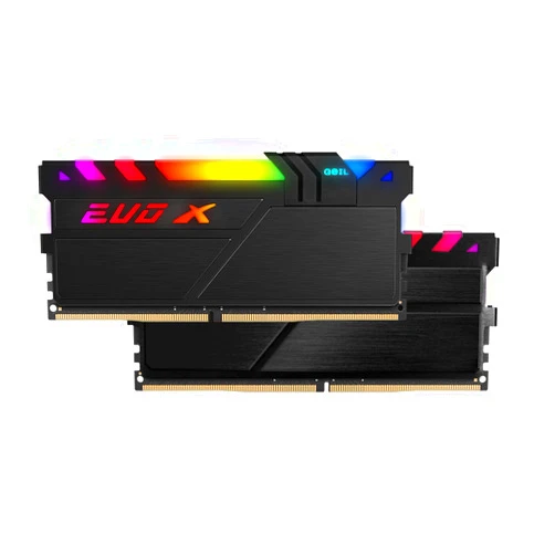 GeIL EVO X II DDR4 RAM, 16GB (8GBx2) 3600MHz 1.35V XMP2.0, Intel/AMD Compatible, Long DIMM High Speed Desktop Memory, Hardcore Immersive Gaming/Multimedia Content Creation/Quality Live Streaming