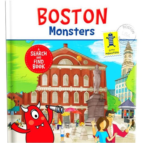 Carine Laforest,Lucile Danis Drouot Boston Monsters: A Search and Find Book