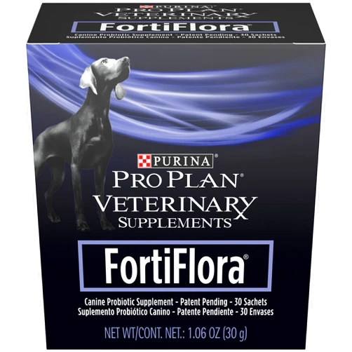 Purina FortiFlora Probiotics for Dogs, Pro Plan Veterinary Supplements Powder or Chewable Probiotic Dog Supplement Dog Supplement 1 Pack