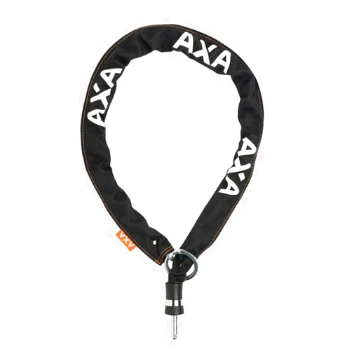 AXA RLC Plus 140 Mortise Chain - Chain Lock for Frame Lock - Universal Lock - 5.5 mm Hardened Steel Chain Links - Length 140 cm, Black