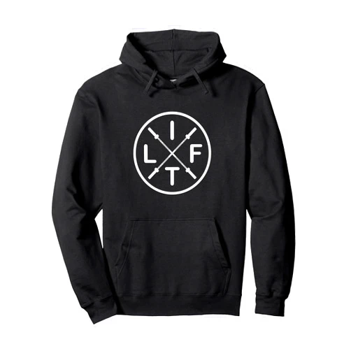 AMRAP Liftwear Apparel LIFT Weightlifting Hoodie Sweatshirt Fitness Barbells Gym Pullover Hoodie