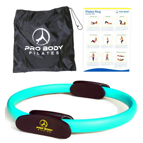 ProBody Pilates Fitness Ring – 14 Inch Pilates Ring for Focusing on Toning Inner Thighs, Arms, and Core