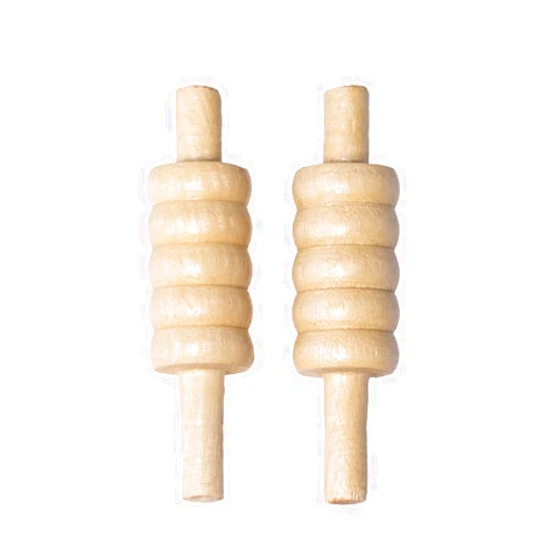 FORTRESS Wooden Cricket Bails | Durable Hardwood & Ash Bails, Regulation Size for Training & Match Play – Set of 2 Bails for Cricket Stumps