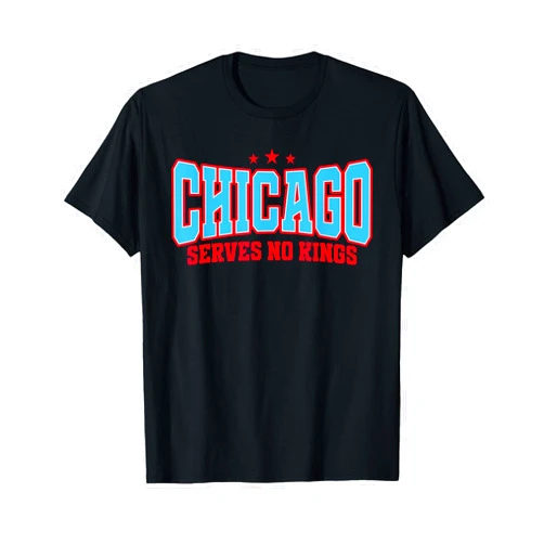 Trending Political Clothing Co No Kings in America, Democracy, Chicago Pride and Equality T-Shirt