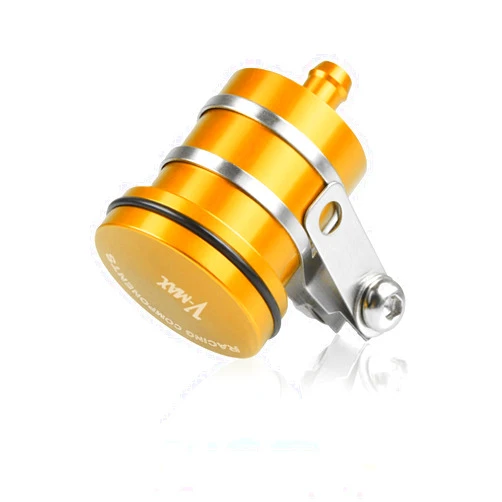 DOLOX Oil Cup for Yamaha VMAX V-MAX 1700 2009-2016 10 13 14 15 VMAX1700 V-MAX1700 Motorcycle Brake Fluid Reservoir Clutch Tank Oil Fluid Cup (Color : Gold)