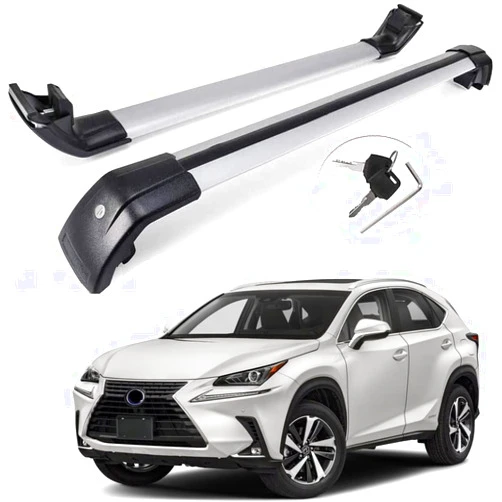SAREMAS Lockable Roof Cargo Rack for Lexus NX NX200t NX300 NX300H 2015-2021 Roof Racks Cross Bar Rail Luggage CarrierAccessories