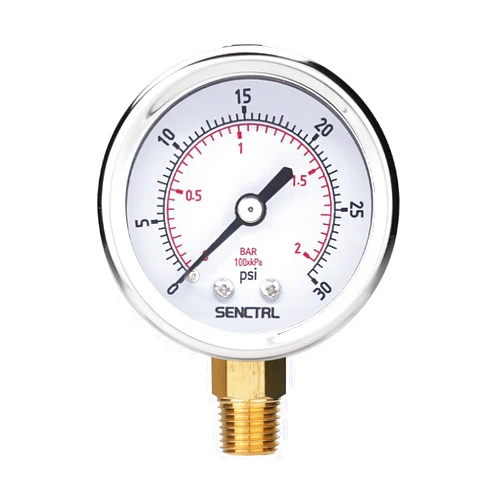Senctrl 0-30 Psi Low Pressure Gauge, 2