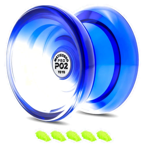 WATIEOBOO WATIEBOO P02 Responsive yoyo, Made of German Bayer PC Material, shatterproof and Anti-Fall, Specially Designed for yo-yo Beginners, Suitable for 1A, 3A, and 5A yoyo Skills, Advanced Gift