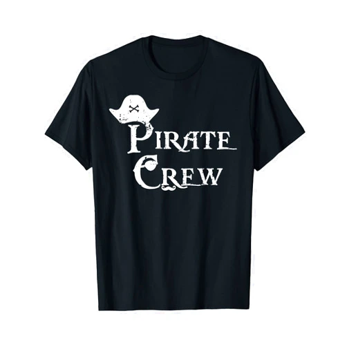 Pirate Costume Party Co. Pirate Crew Funny Halloween Costume Party Men Boys T-Shirt
