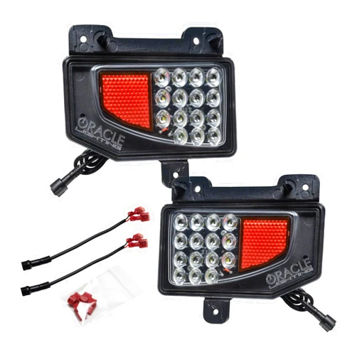 ORACLE Lighting 5878-504 Rear Bumper LED Reverse Lights fits 2020 2024 Gladiator JT - Provides Over 1500 Additional Lumens, Direct Replacement Lamp Using Existing Hardware