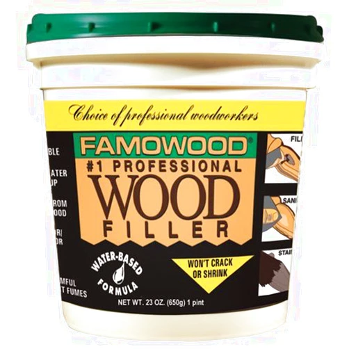Famowood Water Based Wood Filler Walnut 1 Pint