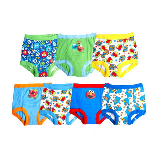 Sesame Street Unisex Toddler Potty Training Pants with Elmo, Cookie Monster and Big Bird with Stickers & Success Chart