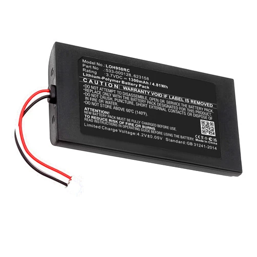 KH KAM HUA 533-000128, 623158 Remote Control Battery Compatible for Logitech Harmony 950, Elite, 915-000260, 915-000257,