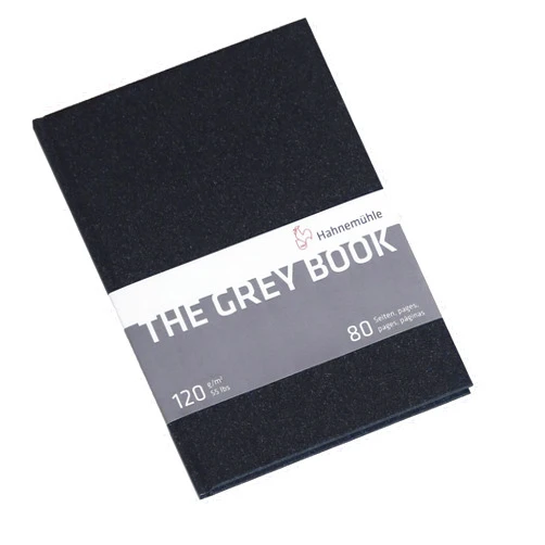 Hahnemühle Hahnemuehle The Grey Book 120g/m², Sketchbook, A5, 40 fls.