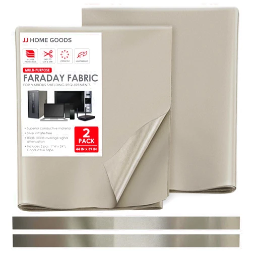 JJ CARE Faraday Fabric [Pack of 2, 44