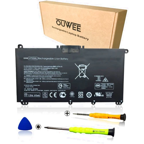 OUWEE HT03XL Laptop Battery Compatible with Hp Pavilion 14-CE 15-CS 15-DA 250 255 G7 340 G5 Series HSTNN-UB7J L11421-542 HSTNN-IB8O HSTNN-LB8L HSTNN-IB80 HSTNN-DB8S HSTNN-DB8R hp 250 g7 Battery