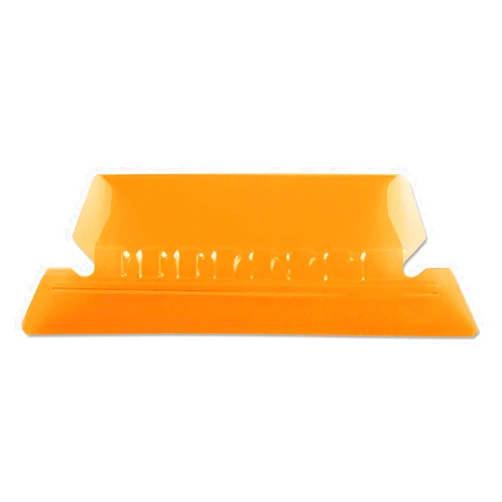 Pendaflex 42ORA Hanging File Folder Tabs, 1/5 Tab, Two Inch, Orange Tab/White Insert, 25/Pack