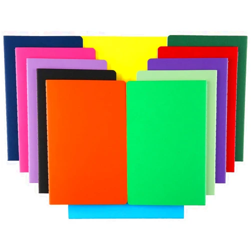 XYark Large Colorful Blank Notebook Journals Bulk with Thick Unlined Paper, 8.5x11 inch, 60 Pages, Journal Set for Travelers Students Office, Sketchbook Composition Diary Subject Notebooks, 12 Pack