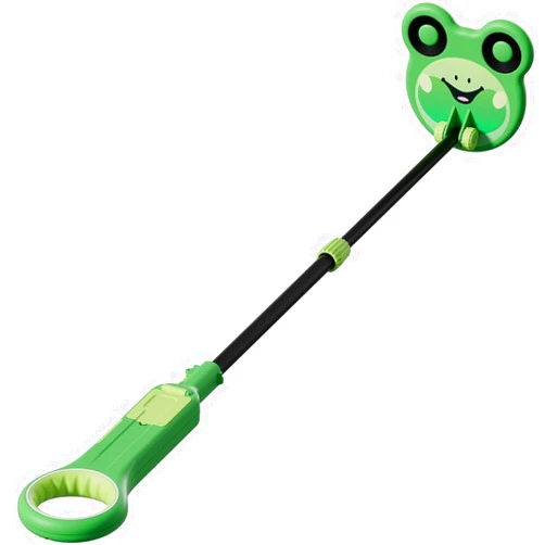 HYTIREBY Metal Detector for Kids - Lightweight and Compact, Junior Metal Detector Waterproof Frog-Themed Coil, Adjustable Stem (32