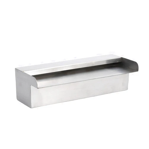 GarveeLife Pool Fountain Stainless Steel Pool Waterfall Spillway 11.8