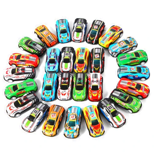 Benzem 28 Pack Pull Back Cars for Kids, Mini Vehicles Toy Bulk Party Favor Race Cars Toys, Goodie Bag Stuffers, Pinata Fillers for Boys Girls Toddlers