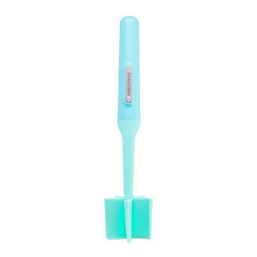 Farberware Heat Resistant Nylon Meat and Potato Masher Safe for Non-Stick Cookware, 10 inch, Aqua