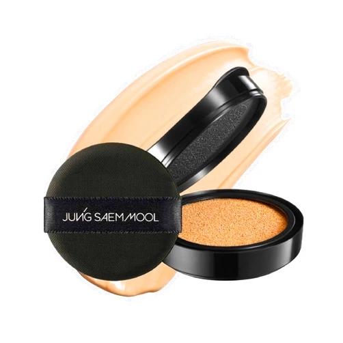 JUNG SAEM MOOL [JUNGSAEMMOOL OFFICIAL] Essential Skin Nuder Cushion (Medium) | Refill | Natural Finish | Buildable Coverage | Makeup Artist Brand