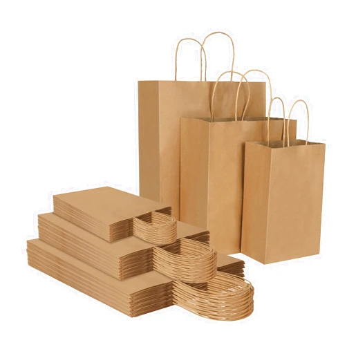 Toovip 90 Pack Plain Brown Kraft Paper Bags with Handles Bulk, Multiple 3 Assorted Sizes Gift Bags for Favors Grocery Retail Party Birthday Shopping Business Goody Craft Merchandise Take Out Sacks